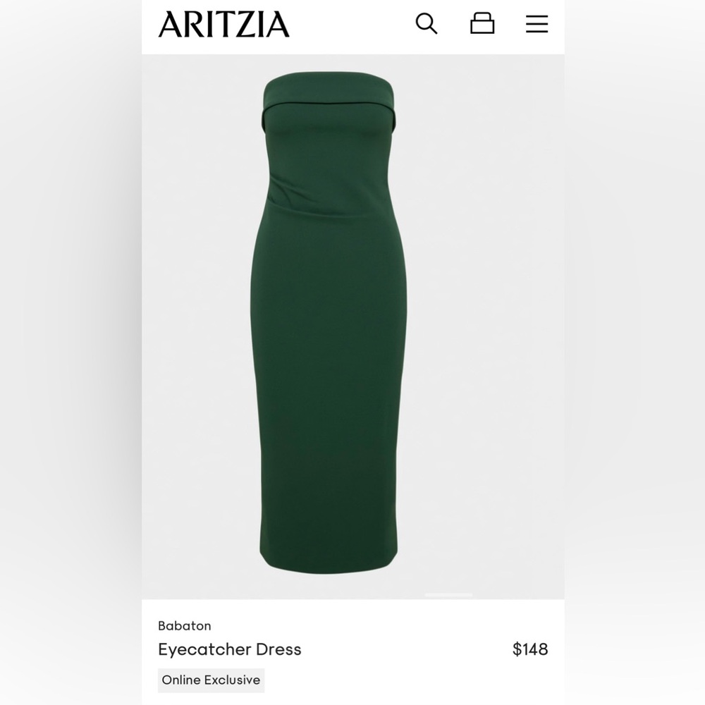 Aritzia Eyecatcher Dress